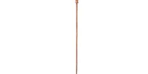 Copper Bonded Lightning Arrester with Base Plate