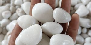 White Polished Pebble