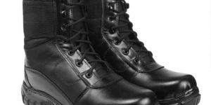 ADZON MENS LONG LEATHER ARMY BOOT