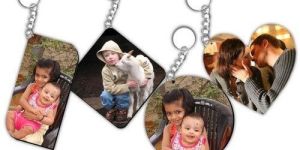 Customized MDF Wooden Keychain