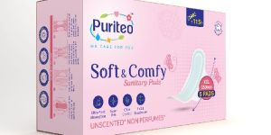 Puriteo Soft & Comfy Sanitary Pads 350mm XXL