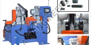JE Dual Head Automatic Pipe Bar Chamfering Machine (Short Length)