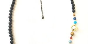 7 Chakra Lava Stone Diffuser Necklace