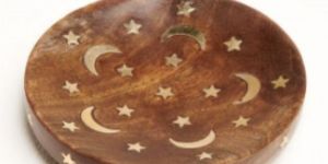 Cosmic Designer Wooden Plate
