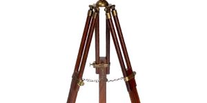 Antique Brass Telescope with Adjustable Tripod