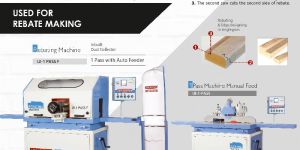 Rebating Machine - 1 Pass with Auto Feeder