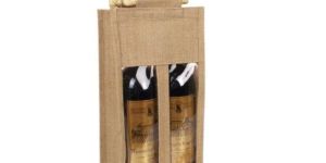 Jute Wine Bag
