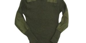 Knitted Military Pullover