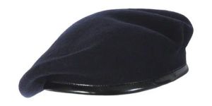 Navy Blue Beret Cap