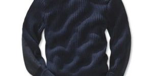 Round Neck Military Pullover