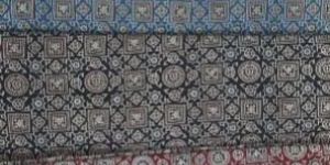 Traditional Ajrakh Printed Cotton Fabric