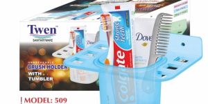 Toothbrush Holder with Tumbler