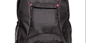 Polyester Black Causal Backpack