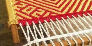 Golden and Red Color Khaat