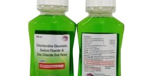 Chlorhexidine Gluconate + Sodium Fluoride and Zinc Chloride Mouthwash
