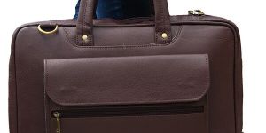 15 Inch Mens Leather Briefcase Bag