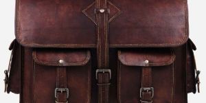 Vintage Handmade Leather Messanger Cross Body Bag