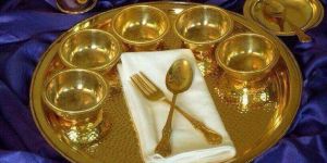 Brass Thali Set