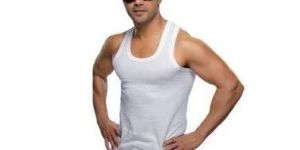 Lux Cozi White Regular Fit Aircool Vest