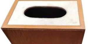 Leather Tissue Box