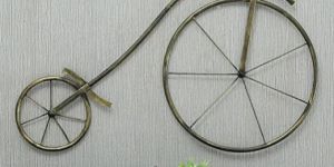Bedi Props Hand Made Wall Mount Art Dcor Decorative Showpiece Iron Retro Cycle Frame