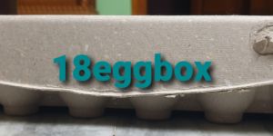 18 Egg Box Front Side