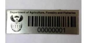 Metal Barcode Label