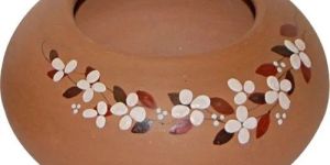 Hand Painted Terracotta Pot