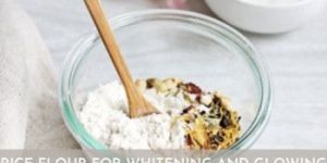 Rice Flour Face Pack for Skin