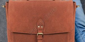 Leather Office Messenger Bag