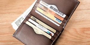MENS LEATHER BOOKSHAPE WALLET