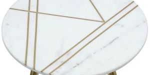 Brass Inlay Table Top