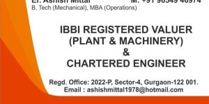 IBBI Registered Valuer Plant & Machinery & Chartered Engineer