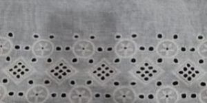 Cotton Schiffli Embroidery Fabric