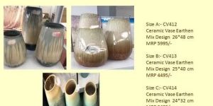 Ceramic Vase Earthen