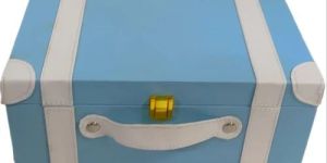 Blue Leather Gift Box