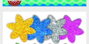 Stick Art Glitter Stickers