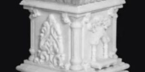Designer Marble Tulsi Pot