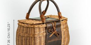 Kashmiri Willow Wicker Luxury Handmade Handbag