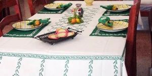 Chikankari Hand Embroidery Mat