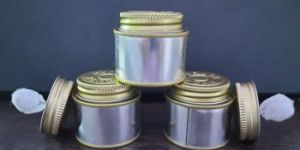 Tin Container with Brush