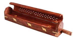 Sheesham Wood Incense Coffin Burner Boxes