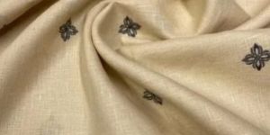 Embroidered Linen Fabric