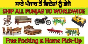 International cargo shipping in Punjab to Worldwide USA Canada U.K Europe Australia New Zealand