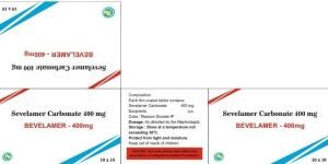 Bevelamer Sevelamer Carbonate Tablets