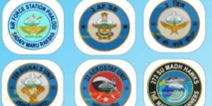 AIR FORCE BADGES AND NATIONAL FLAGS