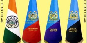 CRPF EMBROIDERY T- FLAGS