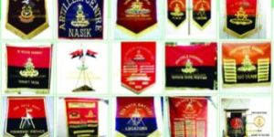 HAND EMBROIDERY FLAG BANNER