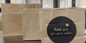 Kraft Paper Carry Bags