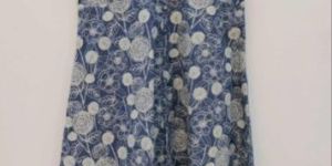 Ladies Floral Denim Dress